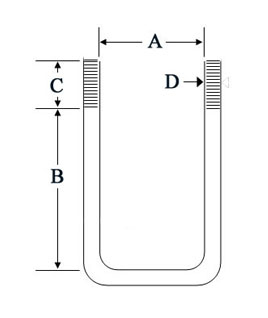 square bend bolt